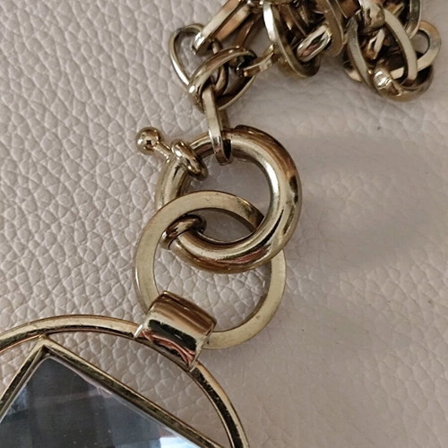 Dyrberg/Kern long necklace used in antique gold color