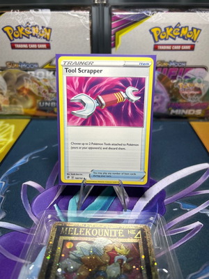 Pokemon card Tool Scrapper Rebel Clash Trainer new, sleeved
