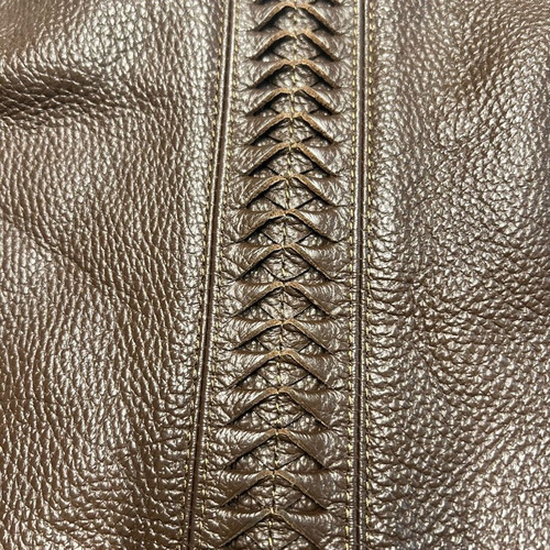 Park House Italian Job leather shoulder bag, brown