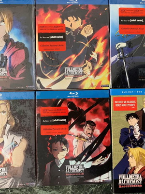 FULL METAL ALCHEMIST 'BROTHERHOOD'+OVAs Blu-Ray Slipcase Sets ANIME MANGA ΠΛΗΡΗΣ ΣΕΙΡΑ ΣΦΡΑΓΙΣΜΕΝΑ