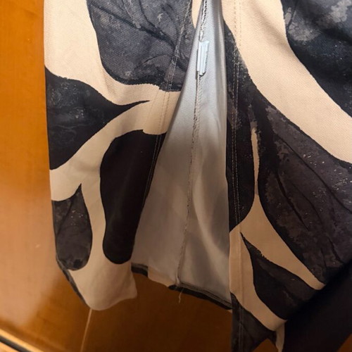 Dress new sexy with large bust opening and shoulder pads, size S-M