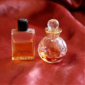 VINTAGE MINIATURES Cristalle Eau de Parfum CHANEL + Dolce Vita Dior για γυναίκες