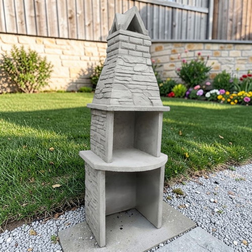 Lora Concrete Barbecue Unpainted, New