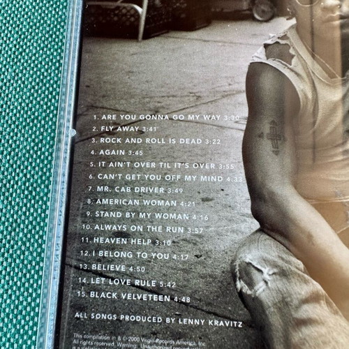 Lenny Kravitz 2 CD pack like new, rock