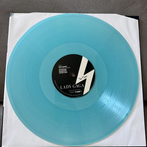 Lady Gaga The Fame 15th Anniversary Limited Translucent Light LP like new