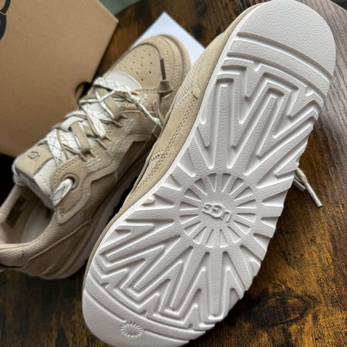 Ugg Minimel sneakers, genuine leather, beige, size 38