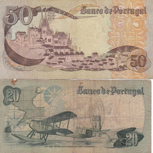 Portuguese banknotes used
