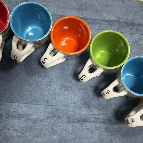 Set of 6 small ceramic Greek coffee cups -  18,00 - Vendora.cy