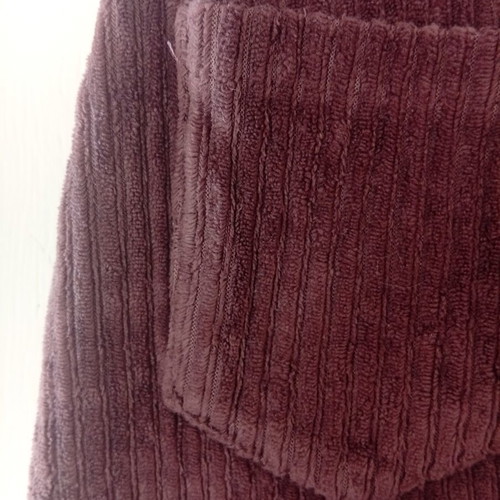 Zara corduroy pinafore dress, size 104, brown and purple