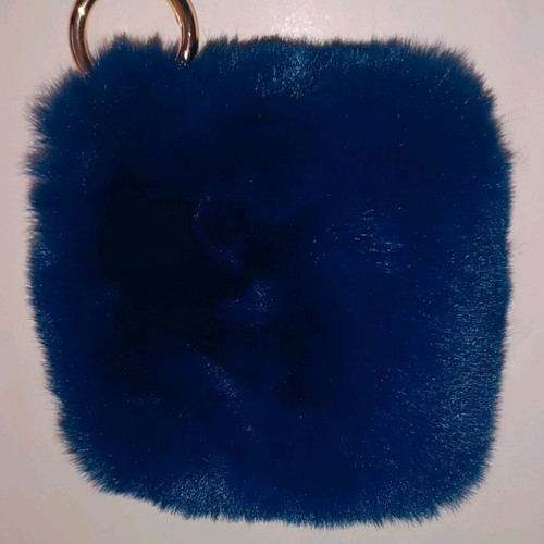 Small Verde wallet new, blue, soft and fluffy