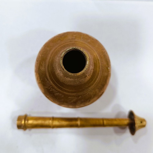 Antique Brass Gulabdani like new, traditional rose water sprinkler