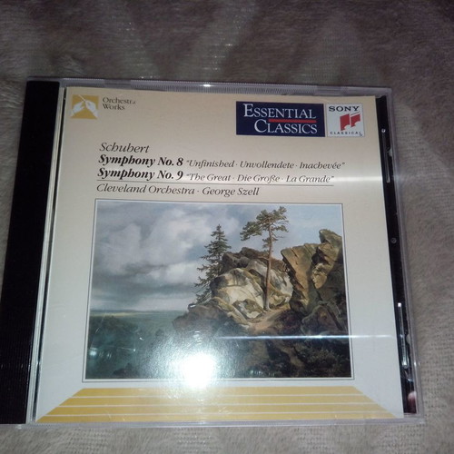 Schubert Symphonies No. 8 and No. 9 CD like new, classical