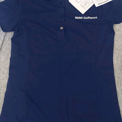 BMW polo shirt new, navy blue, size XS