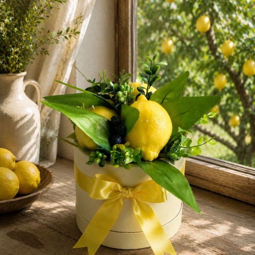 Lemon bouquet of soy wax new