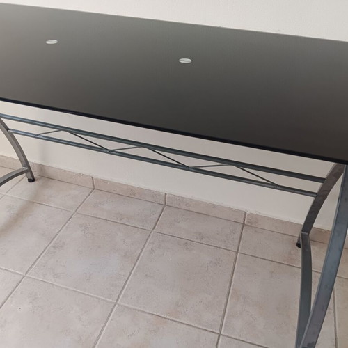 Glass desk