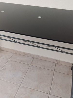 Glass desk