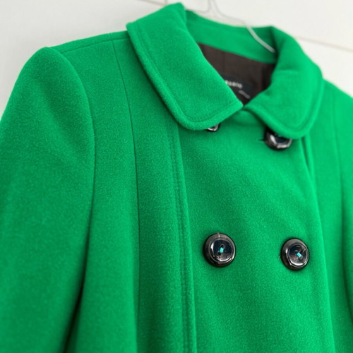 Zara coat used, green, size Small