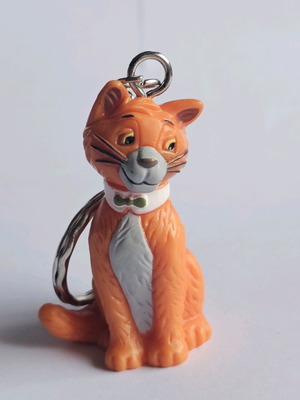 O'Malley keychain figure from Aristocats movie, new