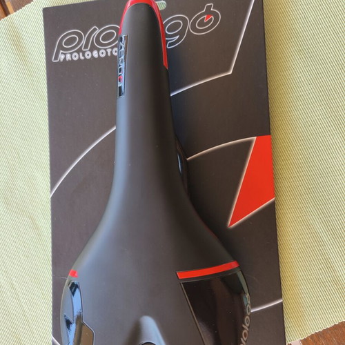 Prologo Zero C3 Nack road bike saddle used, 134x270 mm