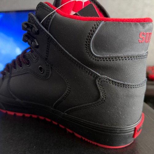 Supra Vaider CW new men's sneakers black and red size 44