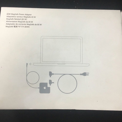 Apple MagSafe Power Adapter 85W used for MacBook Pro 15.4, 17