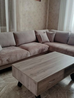 Living room set with buffet and table, excellent quality