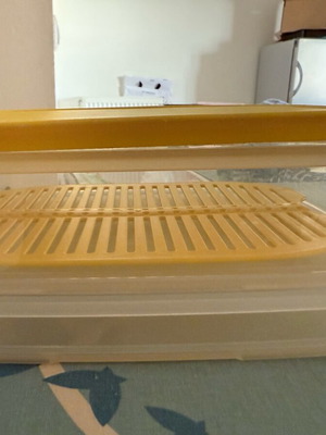 Compact ψυγείου Tupperware νέο σετ με σχάρα για τυριά και αλλαντικά