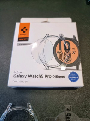 Samsung Galaxy Watch 5 Pro 45mm Spigen protection set new