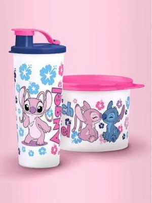 Σετ Stitch και Angel καινούργιο, 2 τεμ Tupperware