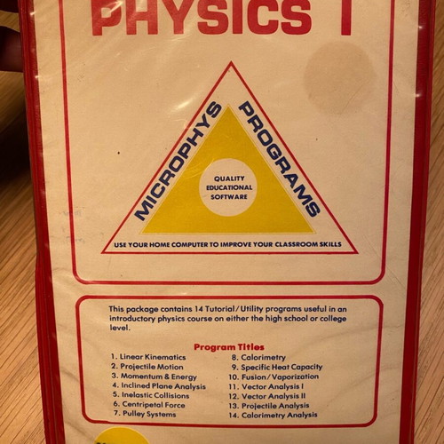 Commodore 64 Physics book used