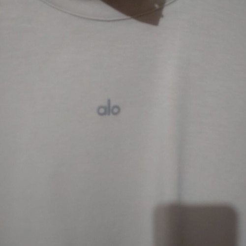 Alo women's blouse new, gray and beige, size S