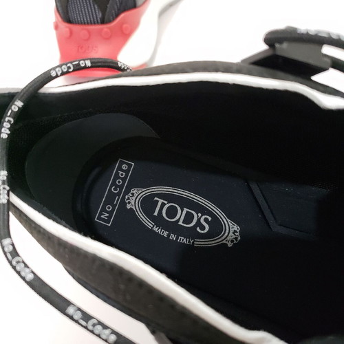 Tod's No Code J 07i sneakers new, men's size 8-42.5, black