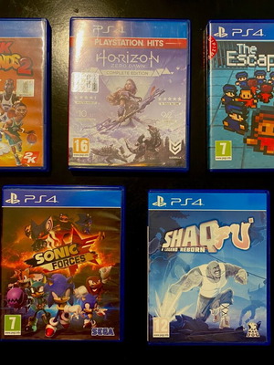 Playstation 4 Set of 5 Games Like New