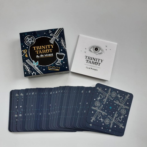 Trinity Tarot Deck tarot card set like new, small size 7.6x7.6cm