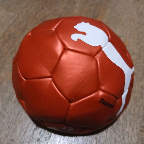 Small leather England national team ball Puma like new