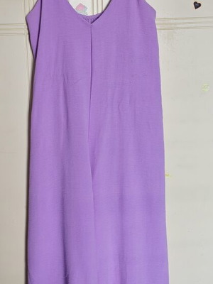 Lilac one-piece jumpsuit with pockets used