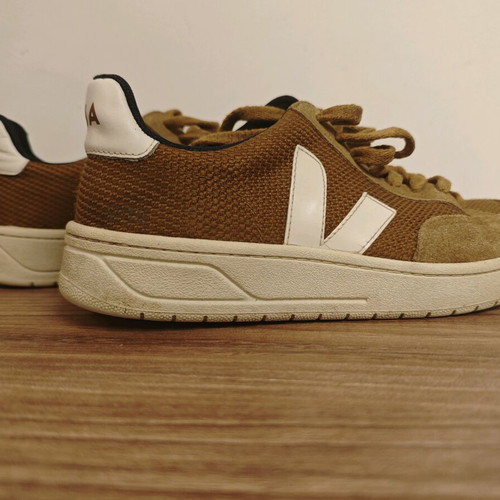 Veja sneakers size 37 used, brown beige suede mesh