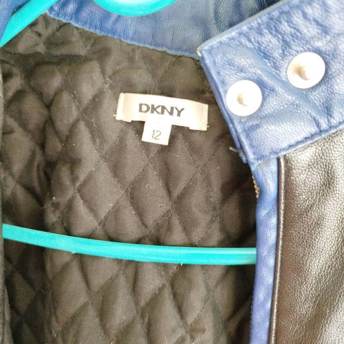 DKNY kids jacket 12 years like new, black and blue