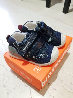 Biomecanics Baby Boots No.20 Like New, Blue Space Design