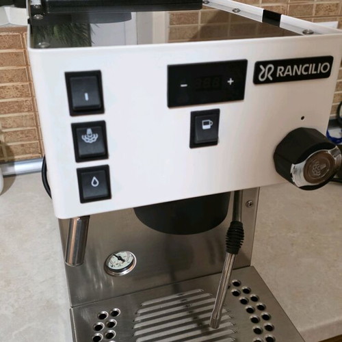 Rancilio Silvia Pro X espresso machine like new, white