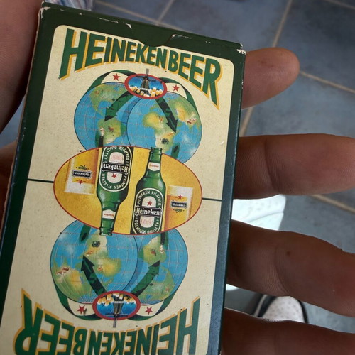 Heineken Beer Playing Cards used, vintage mid 00s