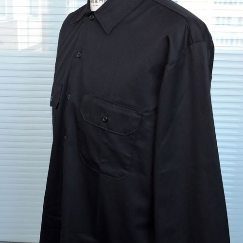 Dickies Mens Black Long Sleeve Shirt Size M-L like new