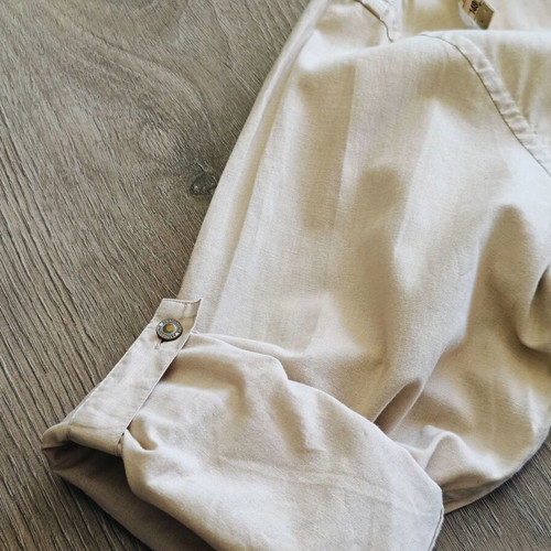 Aeropostale Vintage cotton oversized shirt like new, beige