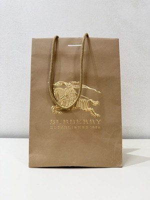 Burberry paper bag used