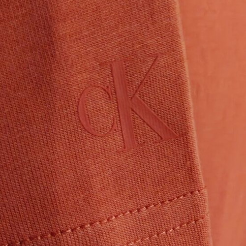Calvin Klein t-shirt coral with white pocket, like new, size M