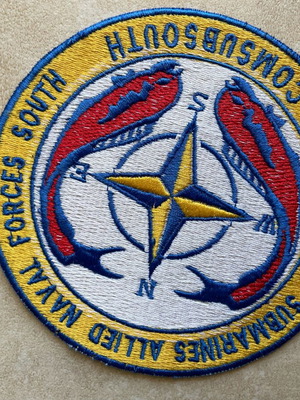 Patch Commander Submarines forces 2 pieces like new