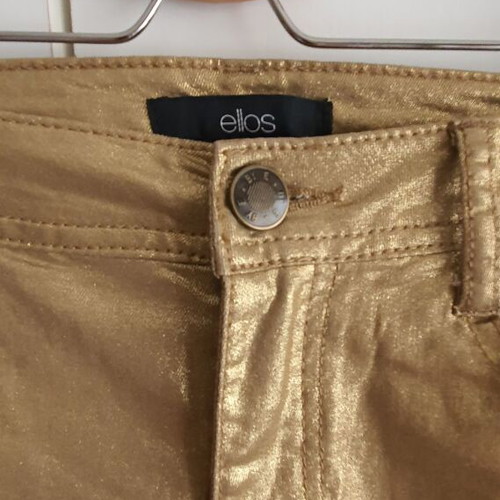 Ellos pants new, gold color, size S
