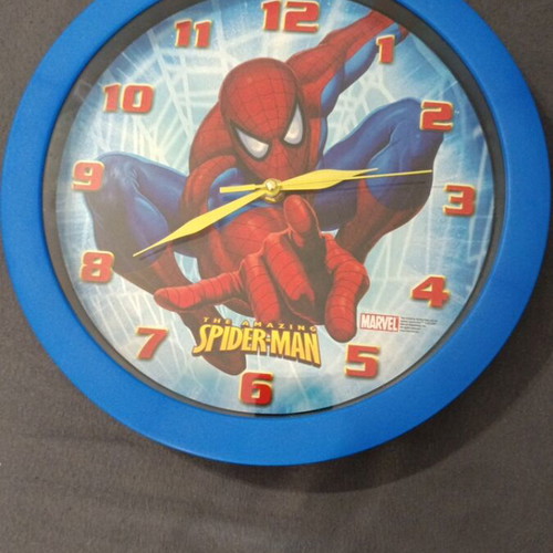 Spiderman wall clock new, analog