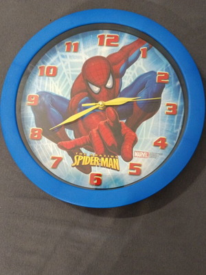 Ρολόι τοίχου Spiderman καινούργιο, αναλογικό
