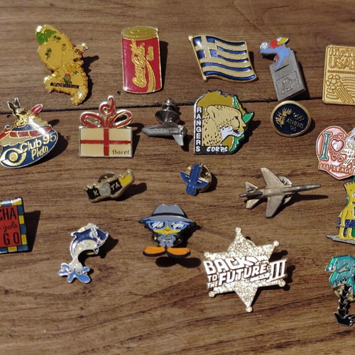 Pins used 90's decade collection